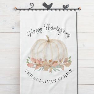 Pumpkin Thanksgiving  Kitchen Towel