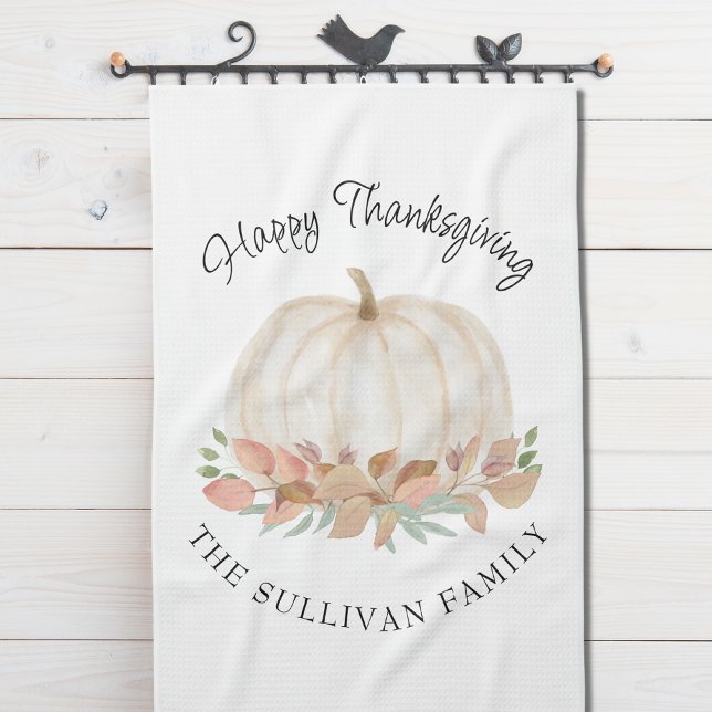 Pumpkin Thanksgiving  Kitchen Towel (Creator Uploaded)