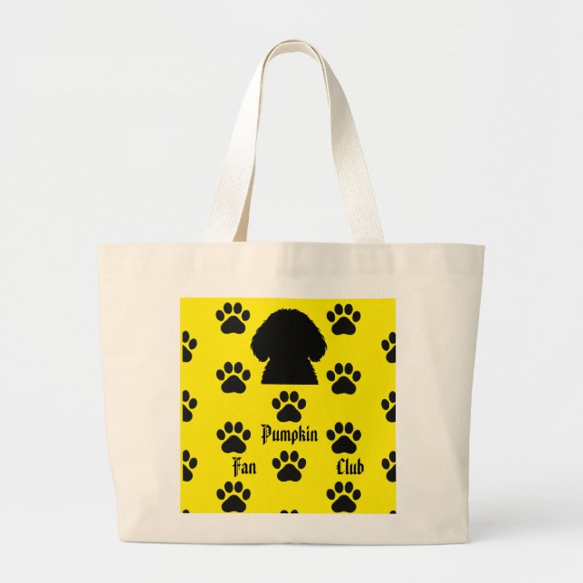 Pumpkin the cavapoo tote  (Front)