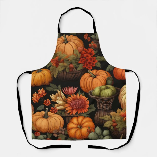 Pumpkin Time, Colours of Autumn, Apron (Front)