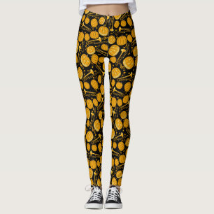 Pumpkin Trombone Music Notes  Leggings