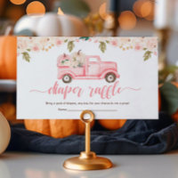 Pumpkin Truck Baby Shower Diaper Raffle