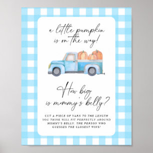 Pumpkin truck - how big is mommy's belly game  poster