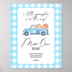 Pumpkin truck \ Momosa bar Poster