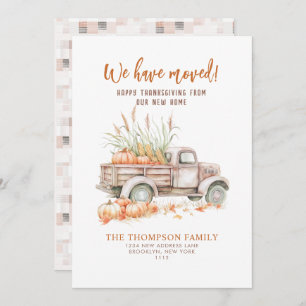 Pumpkin Truck Thanksgiving We've moved  Moving Announcement