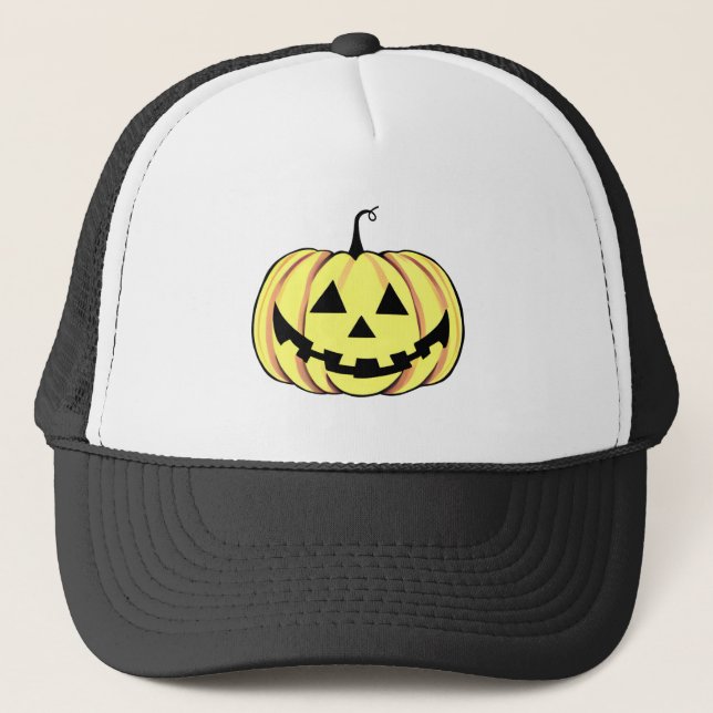 Pumpkin Trucker Hat (Front)