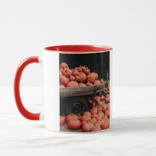 pumpkin wagon mug