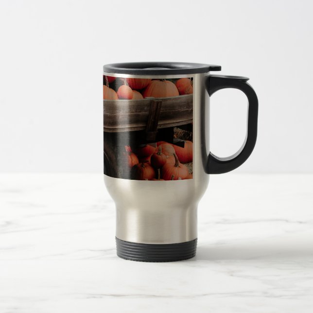 pumpkin wagon travel mug (Right)