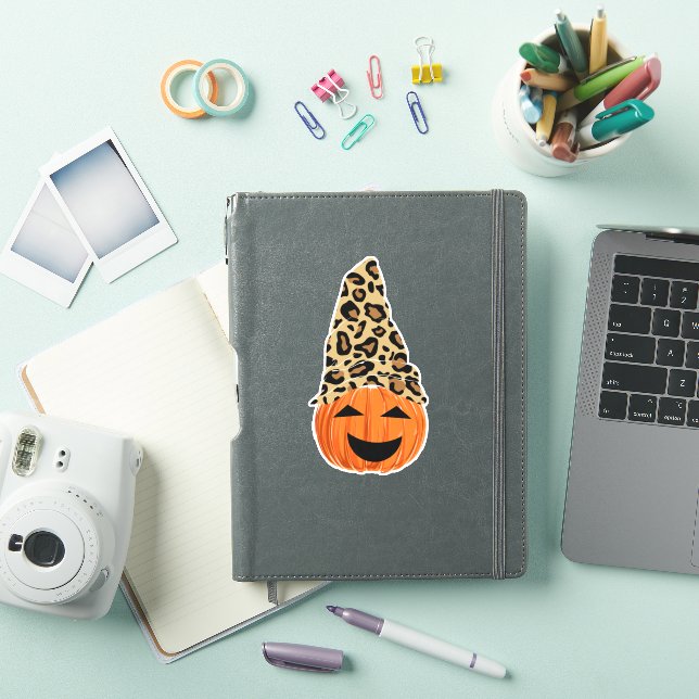 Pumpkin Wearing A Leopard Hat (iPad Cover)