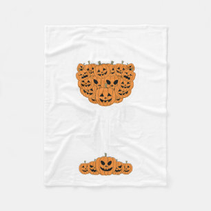 Pumpkin Wine Gl Spider Web Costume Easy Halloween  Fleece Blanket