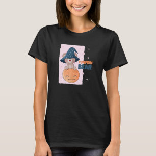 Pumpkin Witch Bear T-Shirt
