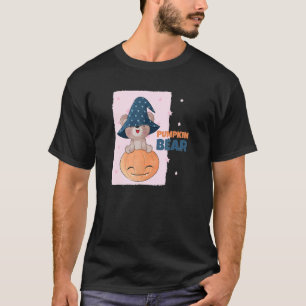 Pumpkin Witch Bear T-Shirt