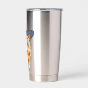 Pumpkin Witch Dog Insulated Tumbler