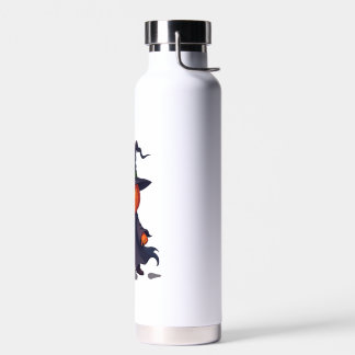 Pumpkin Wizard � Magical Halloween Sorcerer Tee Water Bottle
