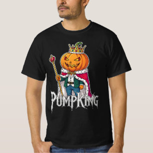 Pumpking Halloween Cool Funny Pumpkin King Design T-Shirt