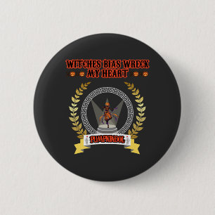 Pumpkinidol Halloween Stage Witches Bias Spooky 2 Inch Round Button