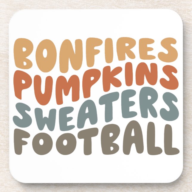 PUMPKINS and FOOTBALL Coaster