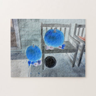 Pumpkins and Gourds in Negative Jigsaw Puzzle
