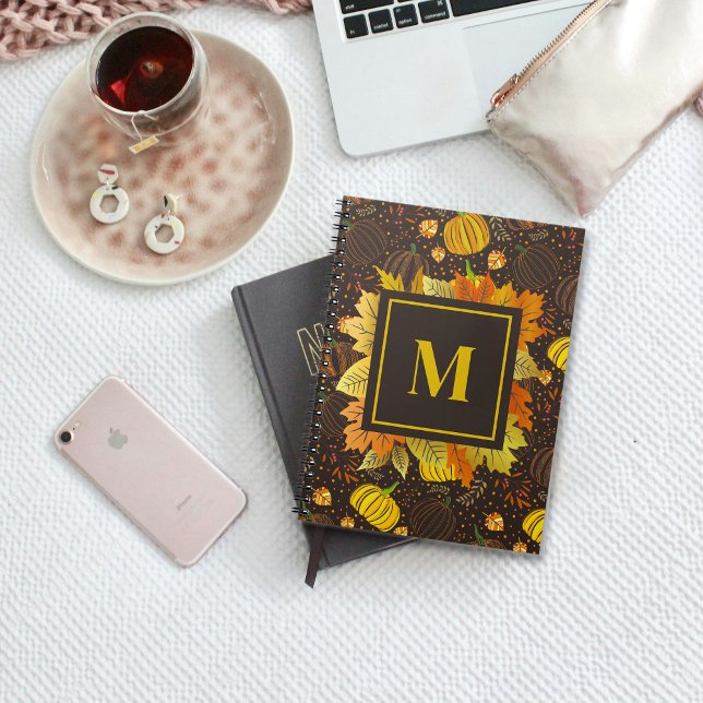 Pumpkins Autumn Fall Harvest Pattern Notebook (Creator Uploaded)