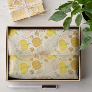 Pumpkins Autumn Fall Harvest Pattern Tissue Paper