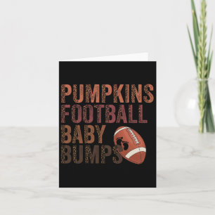 Pumpkins Autumn Halloween Footbyll By3  Card