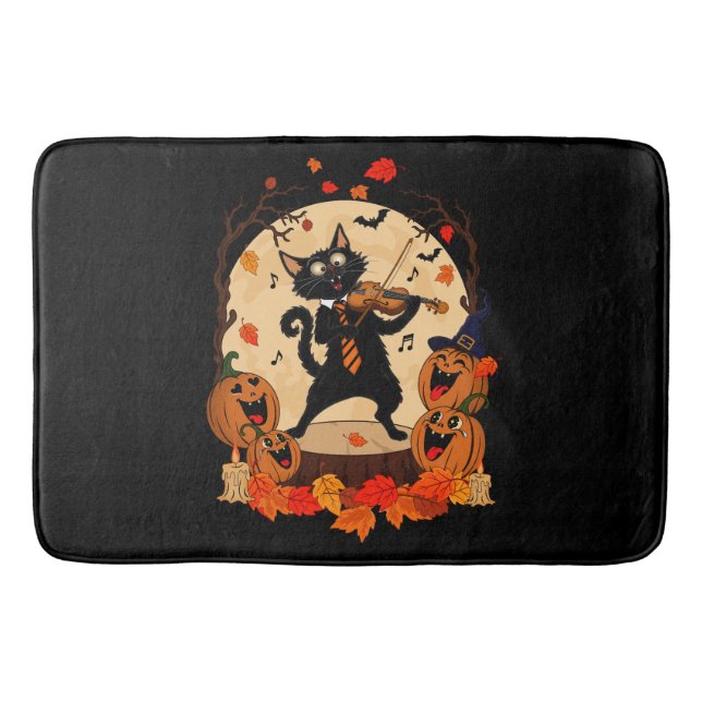 Pumpkins Bath Mat (Front)