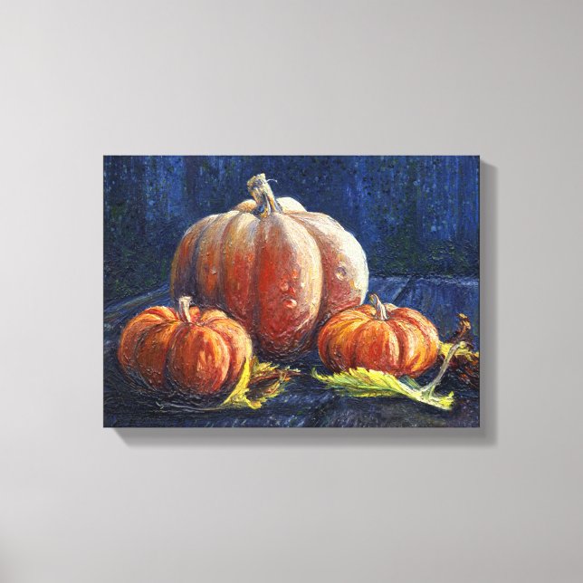 “pumpkins” canvas print (Front)
