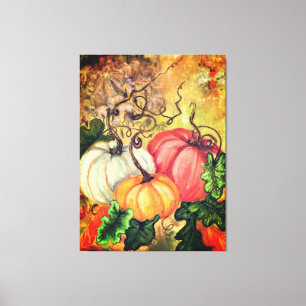 Pumpkins Canvas Print