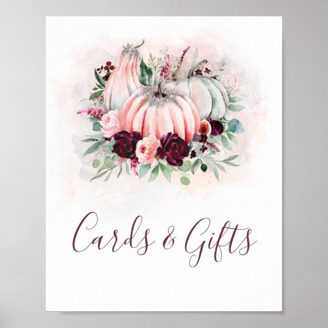 Pumpkins Cards and Gifts Sign (Front)