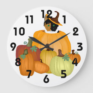 Pumpkins Clock