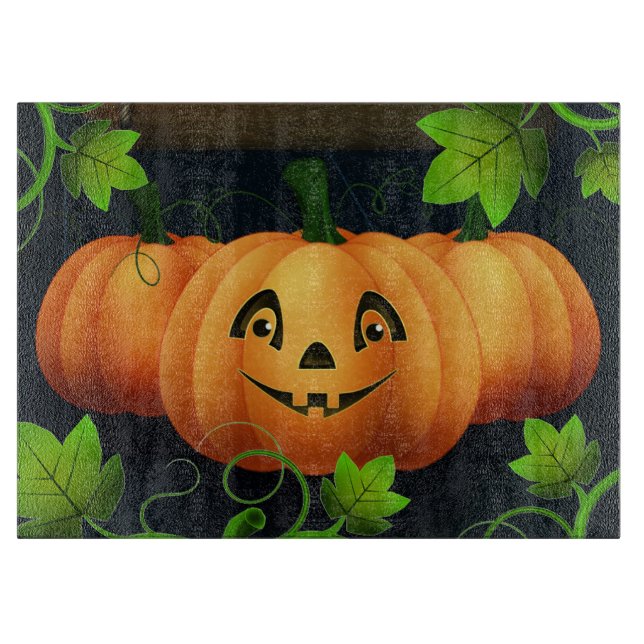 Pumpkins Cutting Board (Front)
