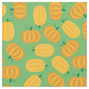 Pumpkins Fall Autumn Harvest Fabric