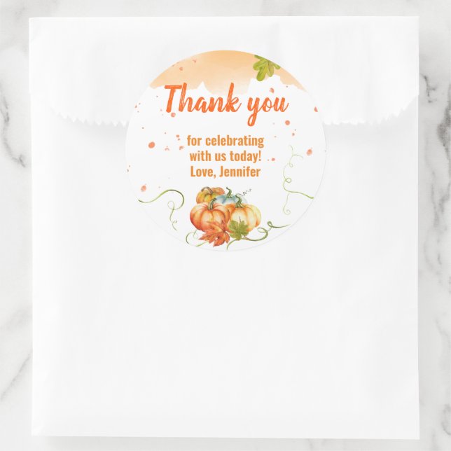 Pumpkins Fall Harvest Gift Tag (Bag)