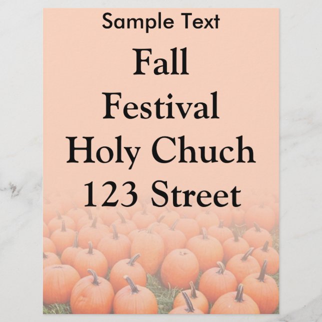 Pumpkins Flyer (Front)