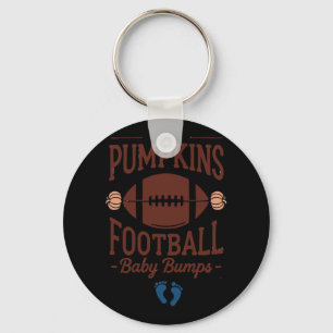 Pumpkins Football Ba  Keychain