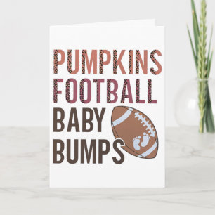 Pumpkins Footll  Card