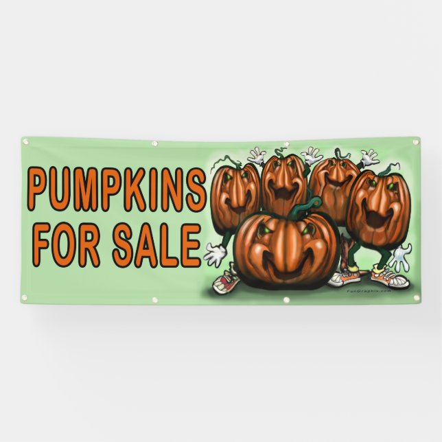 Pumpkins for Sale Banner (Horizontal)