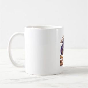Pumpkins Gleam Halloween Black Cat Falling Leaves_ Coffee Mug