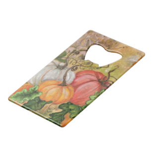 Pumpkins Halloween Bottle Opener Credit Card Bottle Opener