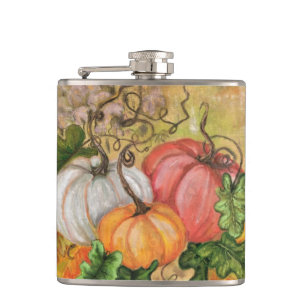 Pumpkins Halloween Flask