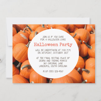 Pumpkins Halloween Invitations