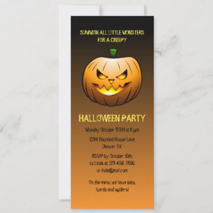 Pumpkins Halloween Party Invitation