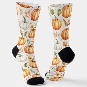 Pumpkins in the Morning Light Socks