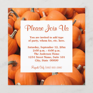 Pumpkins Invitations