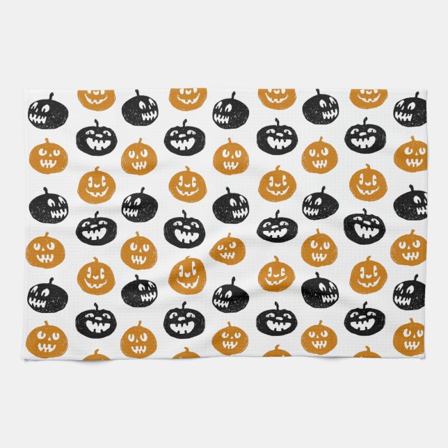 Pumpkins Kitchen Towel (Horizontal)