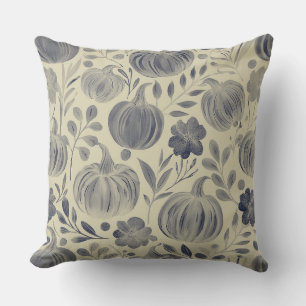 Pumpkins pattern throw pillow