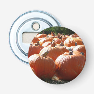 Pumpkins Photo for Fall, Halloween or Thanksgiving Bottle Opener