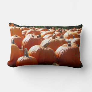 Pumpkins Photo for Fall, Halloween or Thanksgiving Lumbar Pillow