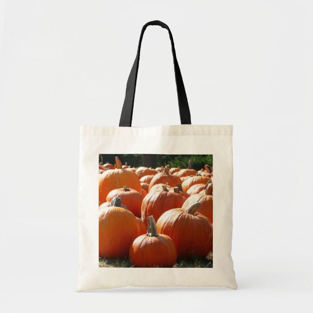 Pumpkins Photo for Fall, Halloween or Thanksgiving Tote Bag (Front)