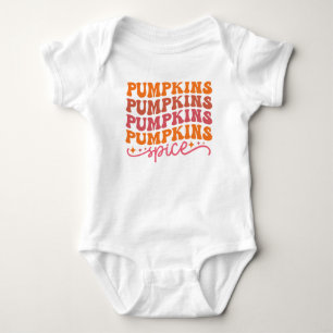 Pumpkins Pumpkins Pumpkins Pumpkins Spice Baby Bodysuit